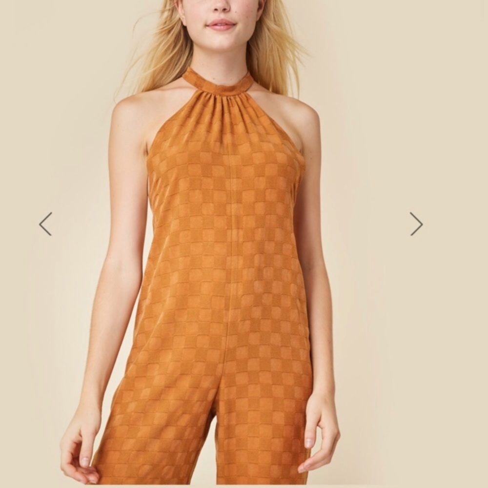 Super cute red summer jumpsuit